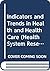 Indicators And Trends In Health And Health Care