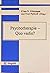 Psychotherapie--quo vadis?:...