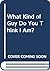 What Kind of Guy Do You Think I Am? by Sidney Offit