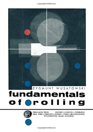 Fundamentals of rolling