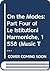On the Modes by Gioseffo Zarlino