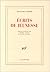Ecrits de jeunesse