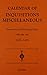 Calendar of Inquisitions Miscellaneous (Chancery) preserved i... by C.S. Knighton