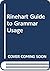 The Rinehart guide to grammar and usage