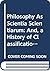 Philosophy As Scientia Scientiarum: And, a History of Classifications of the Sciences (History, Philosophy, and Sociology of Science)