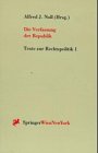 Die Verfassung der Republik: Zentrale Fragen der Verfassung und des Verfassungslebens - 75 Jahre Bundesverfassung (Texte zur Rechtspolitik) (German Edition) Die Verfassung der Republik: Zentrale Fragen der Verfassung und des Verfassungslebens - 75 Jahre Bundesverfassung (Texte zur Rechtspolitik) (German Edition)