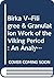 Birka V--Filigree & Granulation Work of the Viking Period: An Analysis of Materials from Bjorko