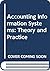 Accounting Information Systems: Theory and Practice