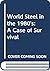 World steel in the 1980s: A case of survival