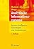Analytische Informationssysteme by Peter Chamoni Peter Gluchowski