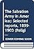 The Salvation Army in America;: Selected reports, 1899-1903 (Religion in America, series II)