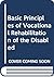 Basic Principles of Vocational Rehabilitation of the Disabled