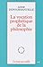 La Vocation Prophétique de la Philosophie