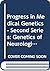Genetics of neurological disorders (Progress in medical genetics)