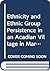 Ethnicity and Ethnic Group Persistence in an Acadian Village in Maritime Canada (Immigrant Communities & Ethnic Minorities in the U.S. & Canada, 4)