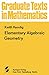 Elementary Algebraic Geometry (Graduate Texts in Mathematics)