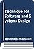 A technique for software and systems design (TRW series on software technology)