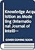 Knowledge Acquisition as Modeling (International Journal of Intelligent Systems, Vol. 8, No. 1, January 1993/Special Issue, Part 1)