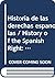 Historia de las derechas españolas: de la ilustración a nuestros días