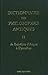 Dictionnaire des philosophes antiques Babélyca d'Argos à Dyscolius - tome 2 (02)