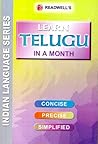 Learn Telugu in a Month (English and Telugu Edition)