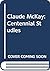 Claude McKay: Centennial Studies