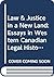 Law & Justice in a New Land: Essays in Western Canadian Legal History