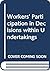Workers' participation in decisions within undertakings by Editor Unknown