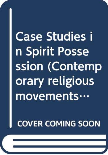 Case Studies in Spirit Possession (Hardcover)