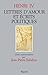 Lettres D'amour Et Écrits Politiques