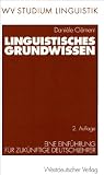Linguistisches Grundwissen Linguistisches Grundwissen