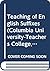 Teaching of English Suffixes (Columbia University-Teachers College, Contributions to Education, No 847)