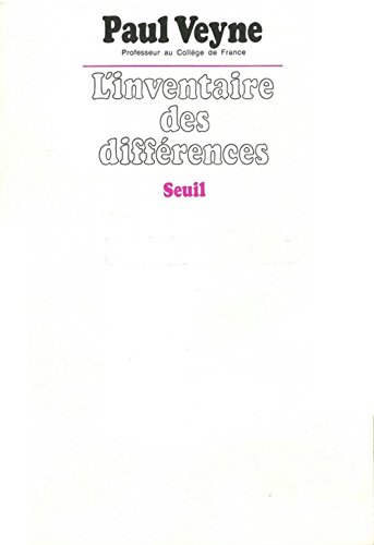 L'inventaire des différences: Leçon inaugurale au Collège de France (French Edition)