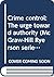 Crime control: The urge tow...