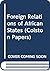 Foreign relations of African states; by Kenneth Ingham