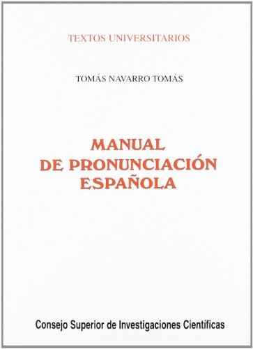 Manual de pronunciación española (Paperback)