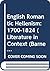 English Romantic Hellenism by Timothy Webb
