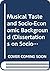 Musical Taste and Socio-Economic Background (Dissertations on Sociology)