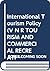International Tourism Policy (V N R TOURISM AND COMMERCIAL RECREATION SERIES)