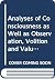 Analyses of consciousness as well as observation, volition and valuation (Studia philosophica Upsaliensia)