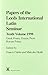 Papers of the Leeds International Latin Seminar 10, 1998: Greek Poetry, Drama, Prose: Roman Poetry (Arca, 38)