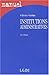 Institutions administratives (4e ed.)