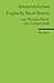 Englische Short Stories. Interpretationen. Von Thomas Hardy b... by Raimund Borgmeier