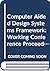 CAD systems framework: Proceedings of the IFIP WG 5.2 Working Conference on CAD Systems Framework held in Røros, Norway, 15-17 June 1982