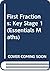First Fractions (Essentials Maths)