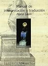 Manual De Interpretacion Y Traduccion