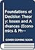 Foundations of decision the...