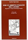 Per un diretto italiano del lavoro: Il pensiero e l'opera di Giuseppe Toniolo (Collana. Testi universitari)