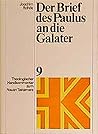 Der Brief Des Paulus an Die Galater (Theologischer Handkommentar Zum Neuen Testament) (German Edition)