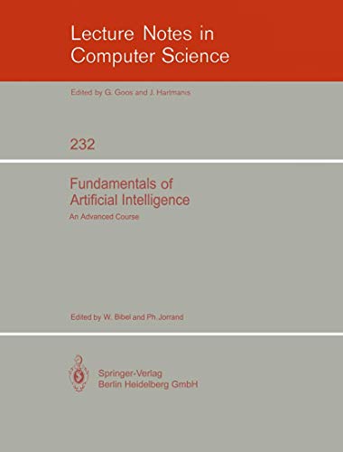 Fundamentals of Artificial Intelligence: An Advanced Course (Springer Study Edition)